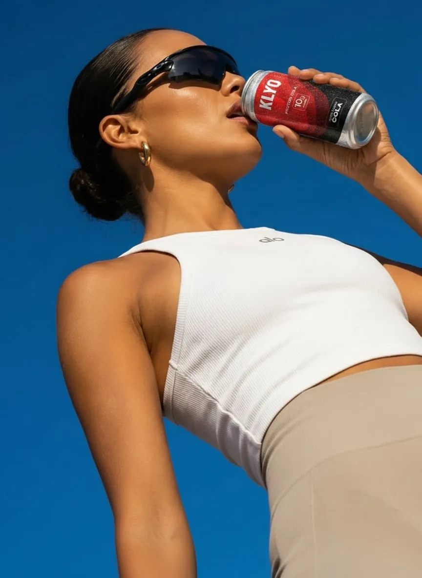 KLYQ Cola at the beach